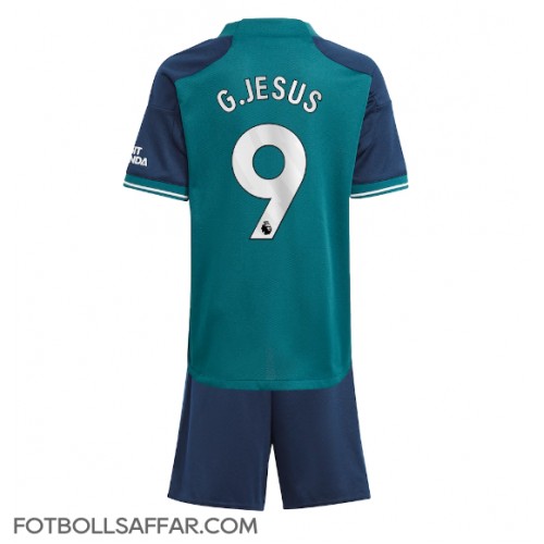 Arsenal Gabriel Jesus #9 Tredje Dräkt Barn 2023-24 Kortärmad (+ Korta byxor)